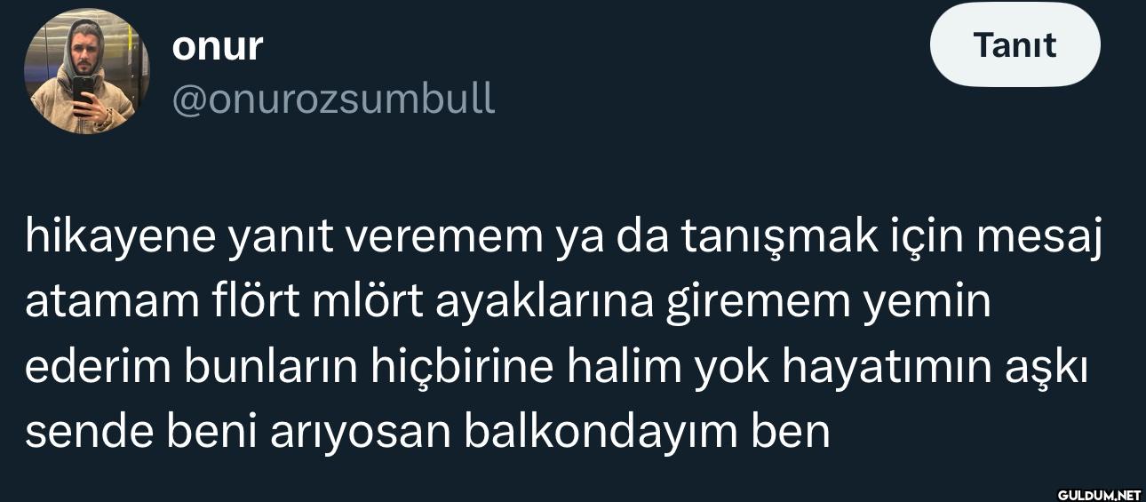 Tanıt hikayene yanıt...