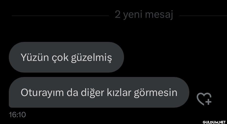 2 yeni mesaj Yüzün çok...