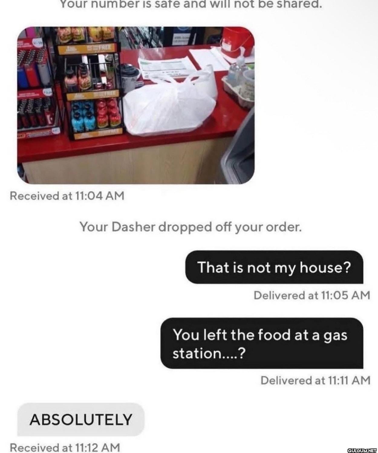 Your number is safe and...