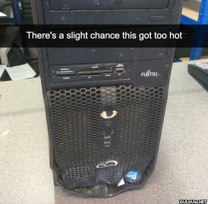 There's a slight chance...