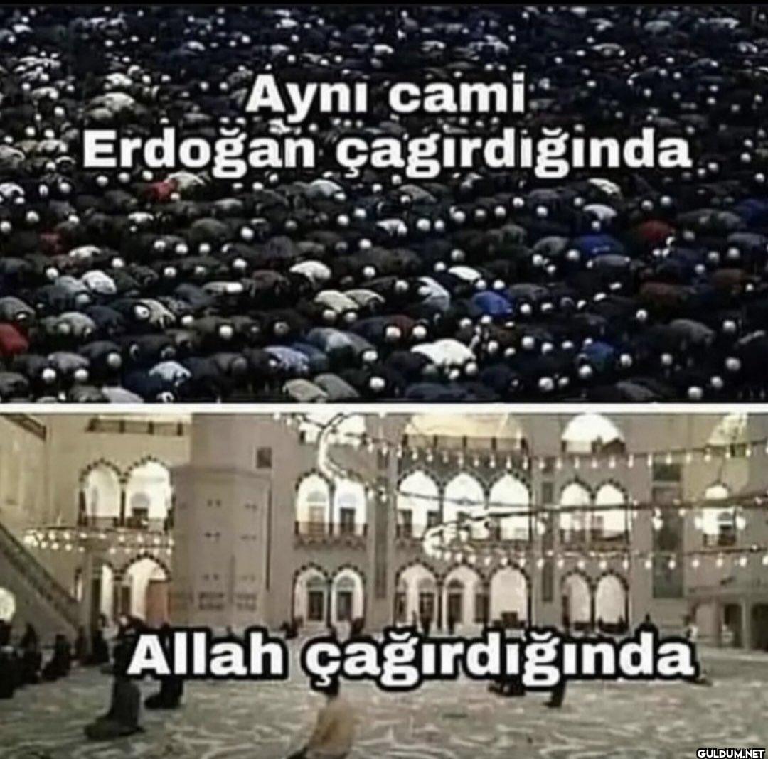 Ayni cami Erdoğan...