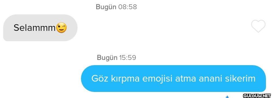 niye kimse bana yürümüyo...