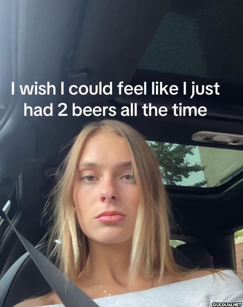 I wish I could feel like I...