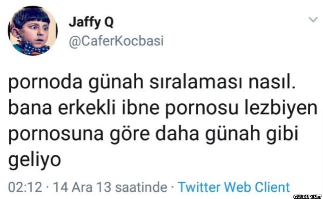 pornoda günah sıralaması...