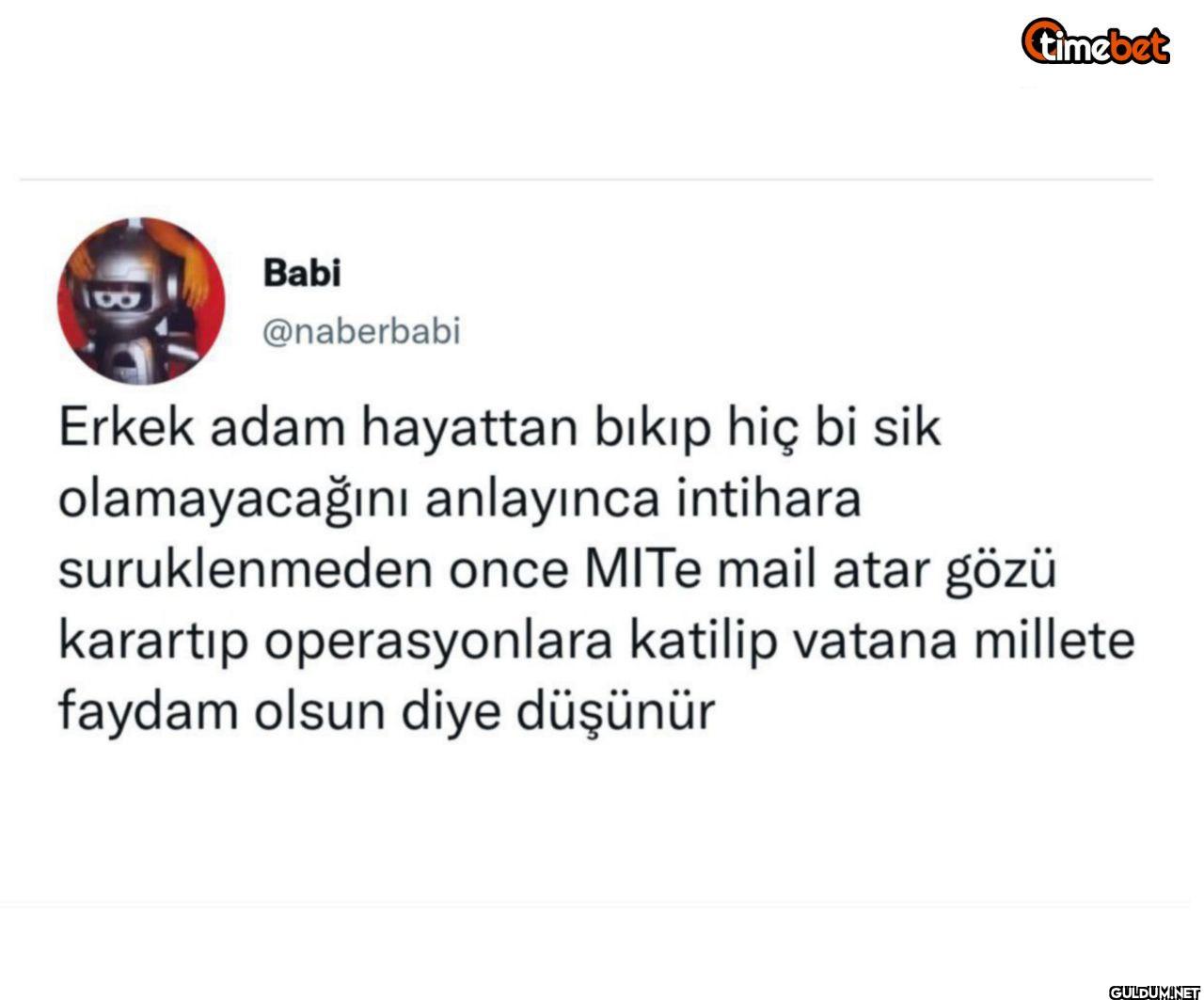 Erkek adam hayattan bıkıp...