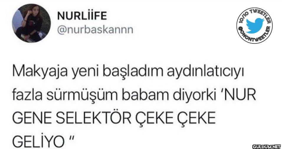 Makyaja yeni başladım...