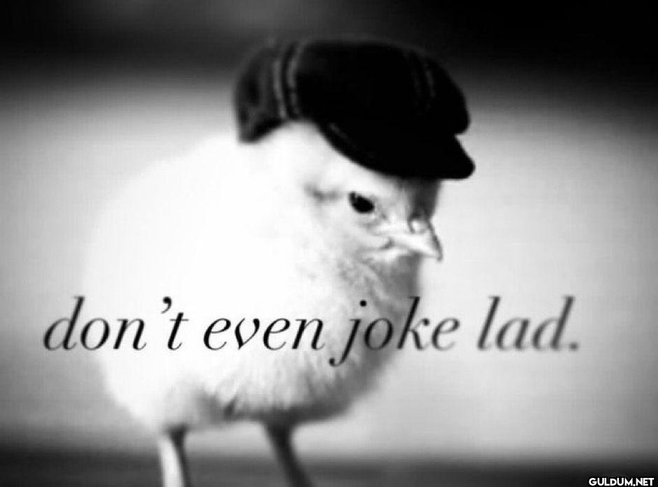 don't even joke lad.
