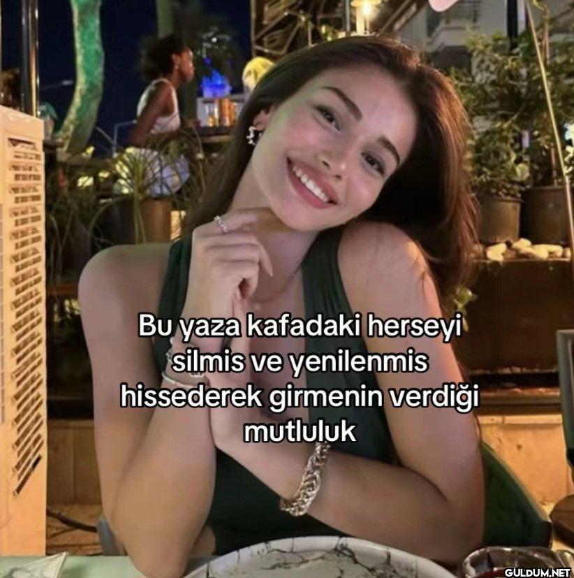 Bu yaza kafadaki herseyi...