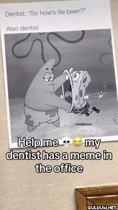 Dentist So how's life...