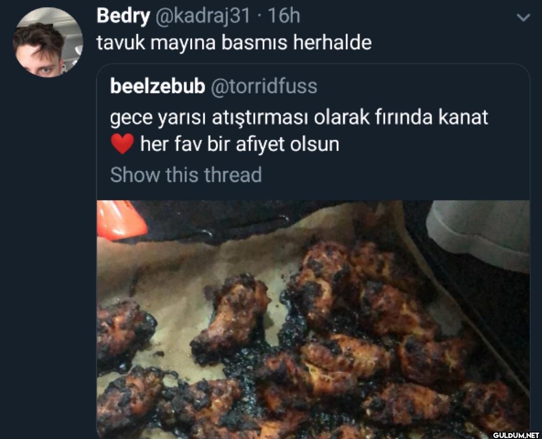 · 16h tavuk mayına basmis...