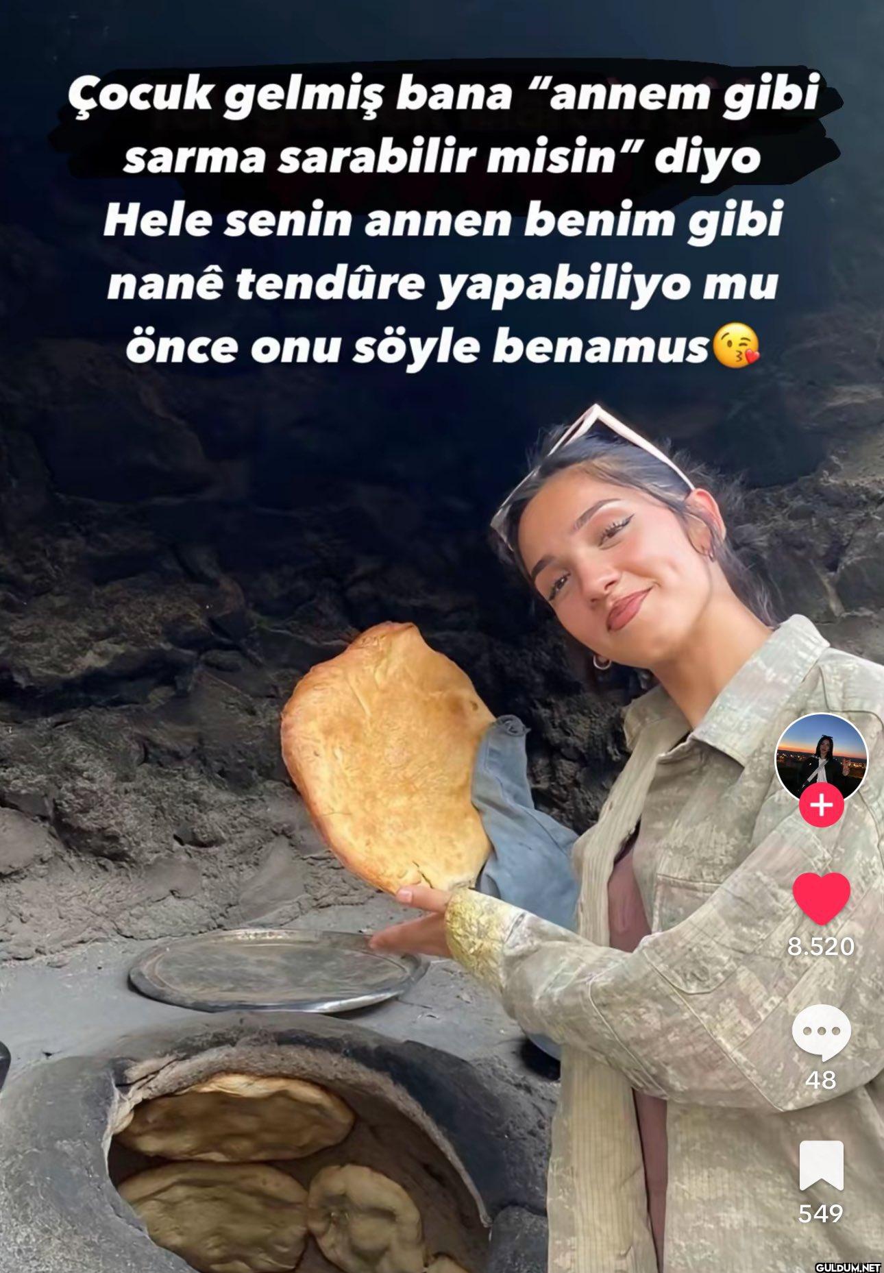 Çocuk gelmiş bana "annem...