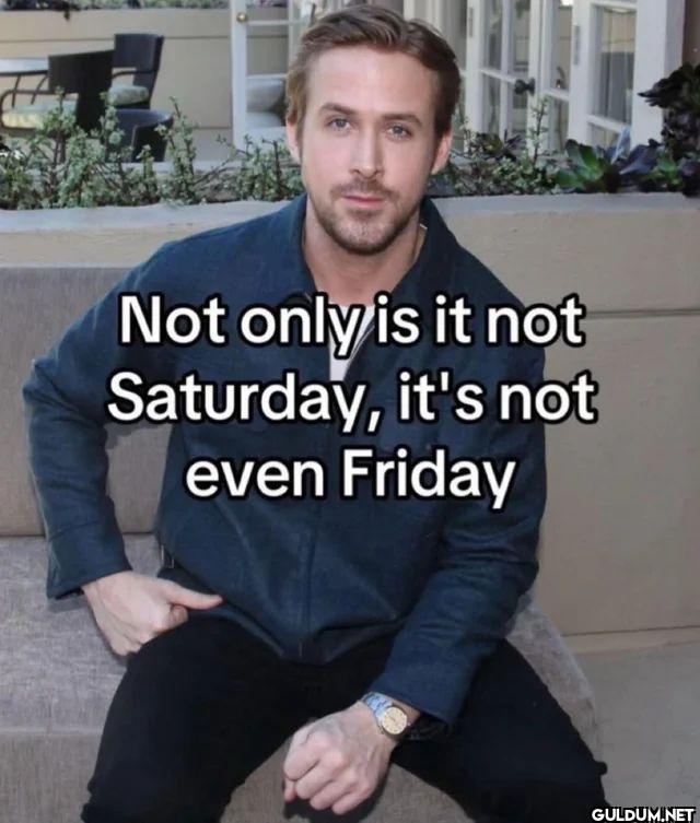 Not only is it not...