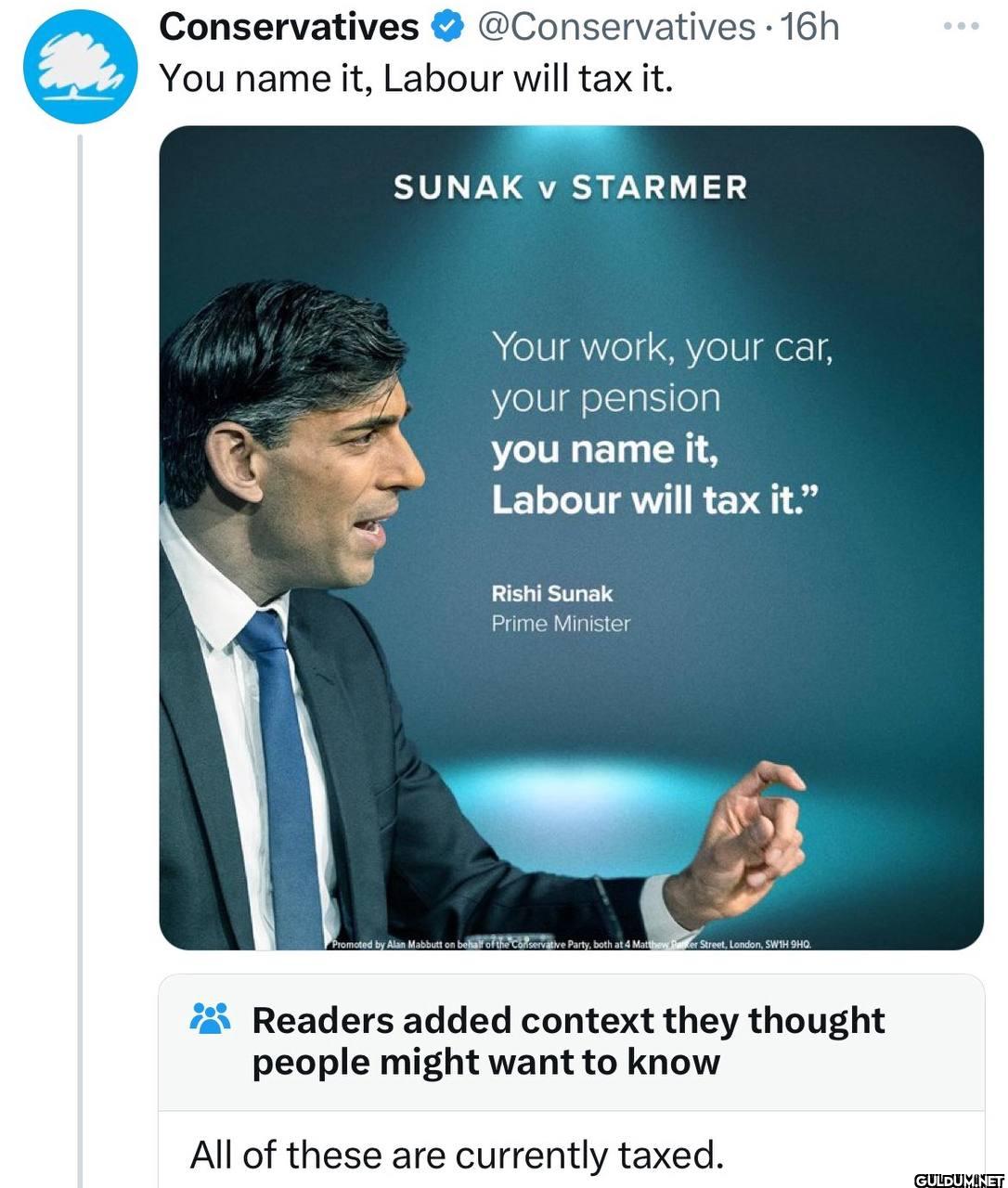 • 16h You name it, Labour...