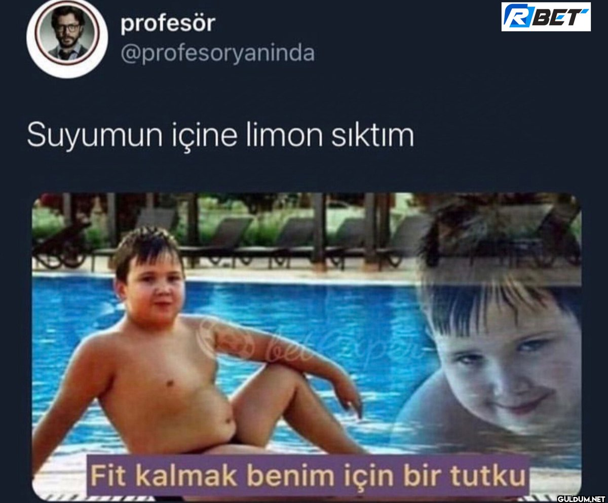 Suyumun içine limon sıktım...
