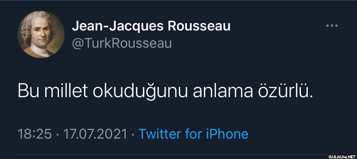 Bu millet okuduğunu anlama...