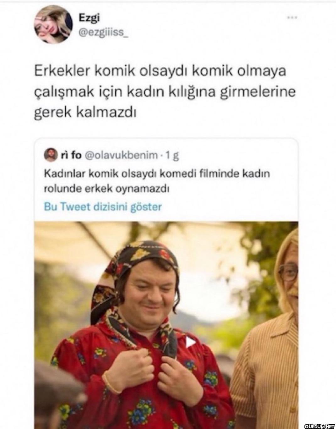 Erkekler komik olsaydı...