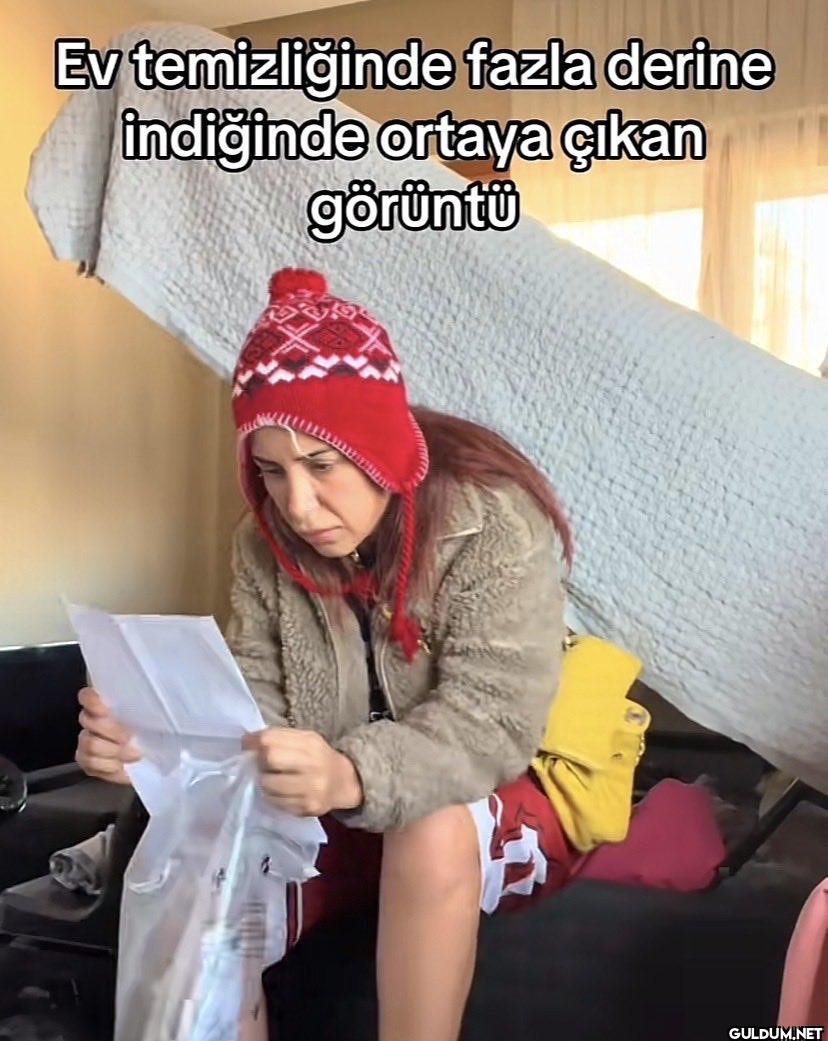 Ev temizliğinde fazla...