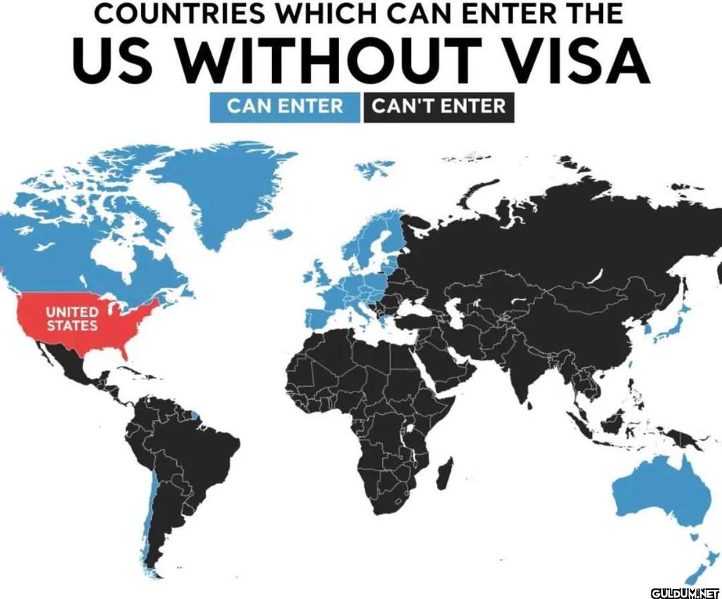 Countries which can enter...