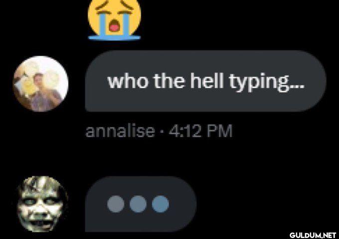 who the hell typing... annalise