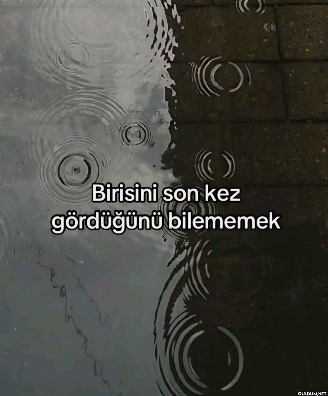 O Birisini son kez...