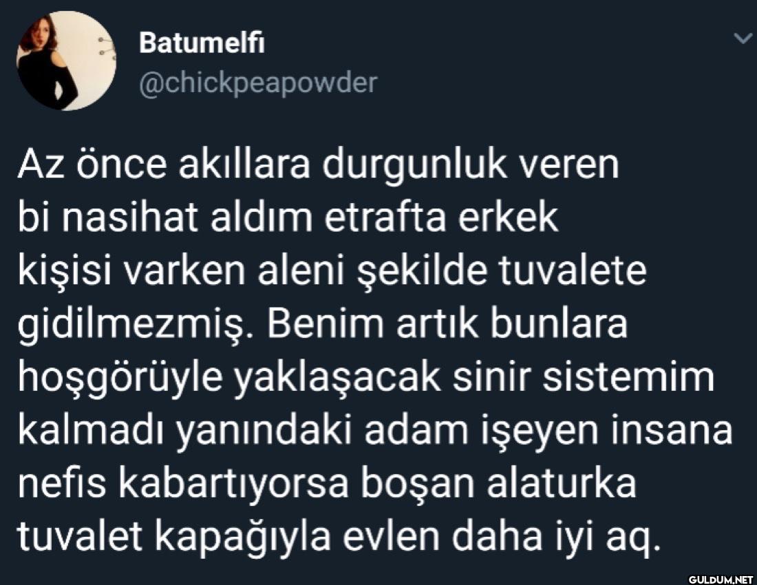 Az önce akıllara durgunluk...