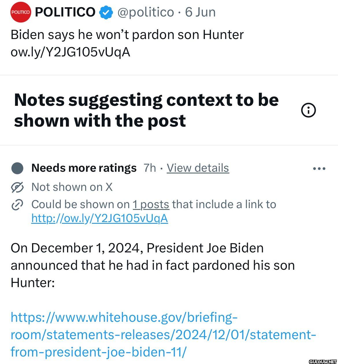 6. Biden contradicts...