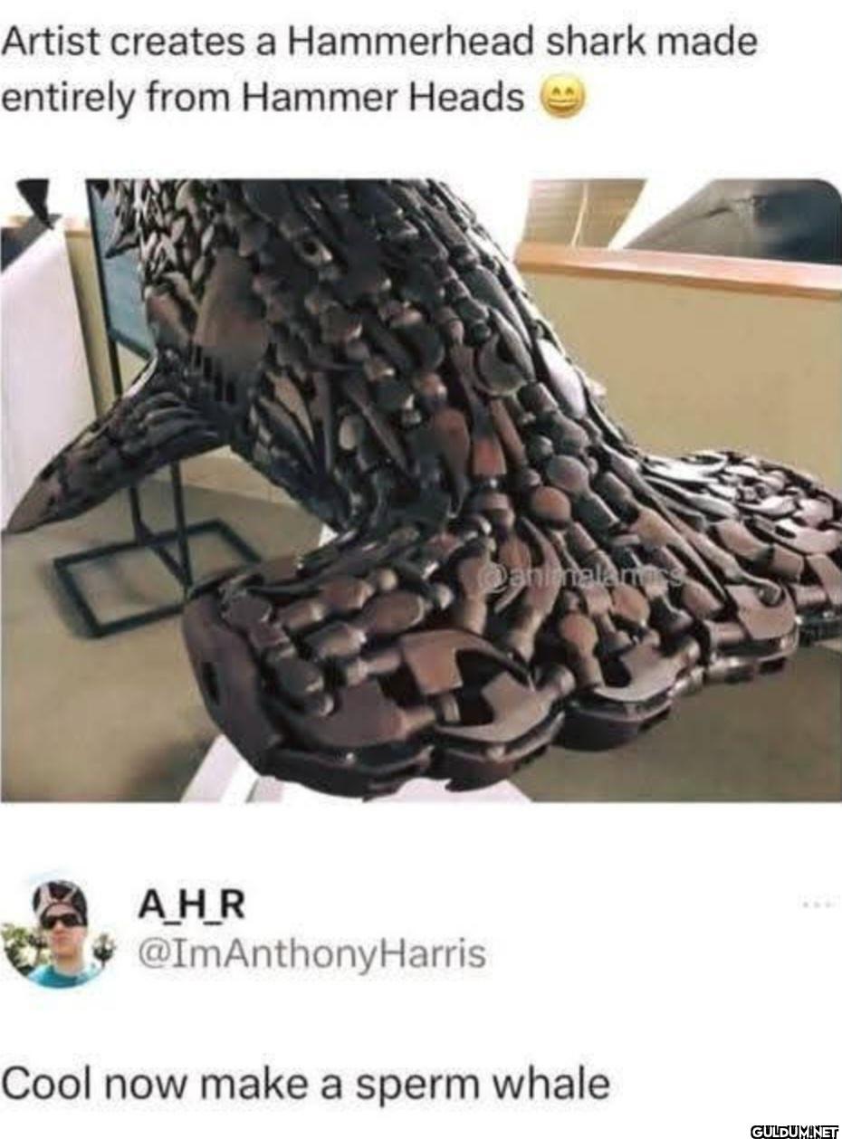 Artist creates a...