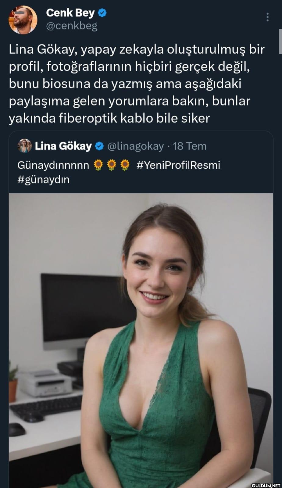 • 18 Tem @linagokay adlı...