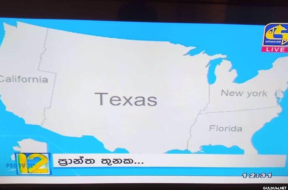 US Map according to a Sri...