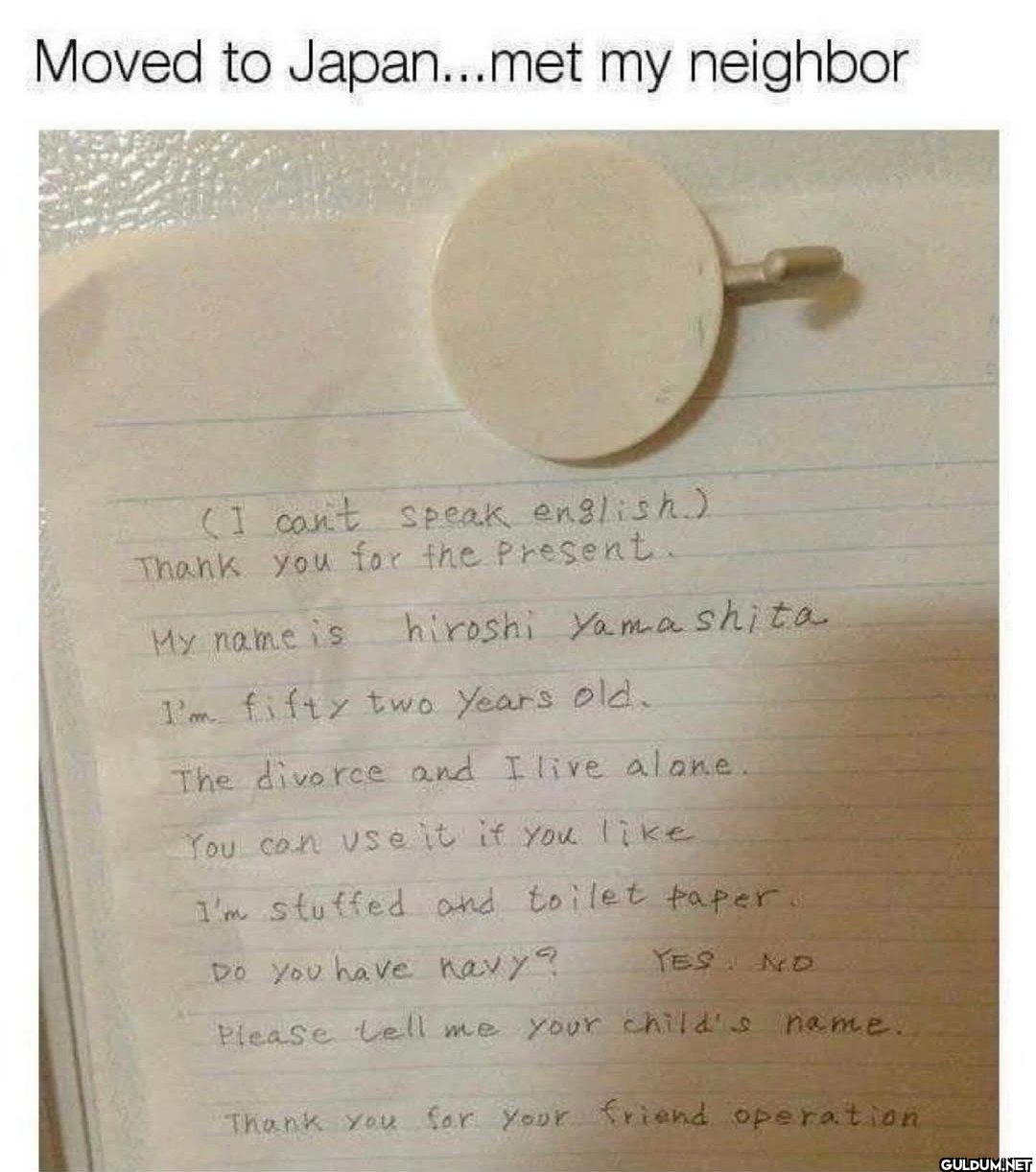 "The divorce and I live...