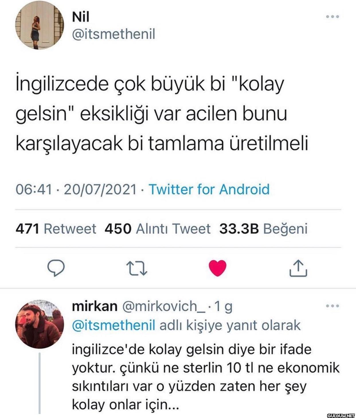 İngilizcede çok büyük bi...
