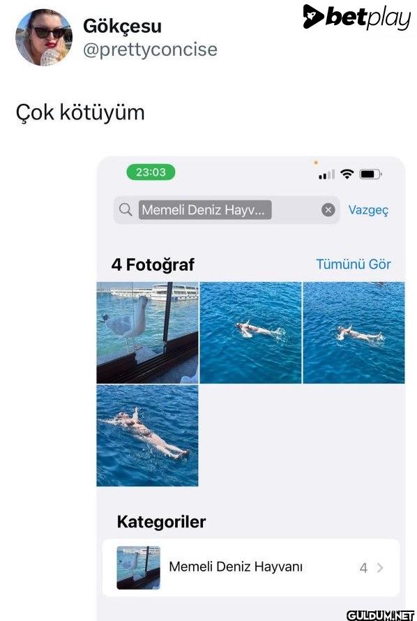 Çok kötüyüm >betplay 23:03...