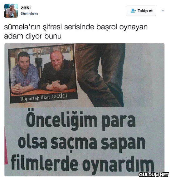 Takip et sümela'nın...