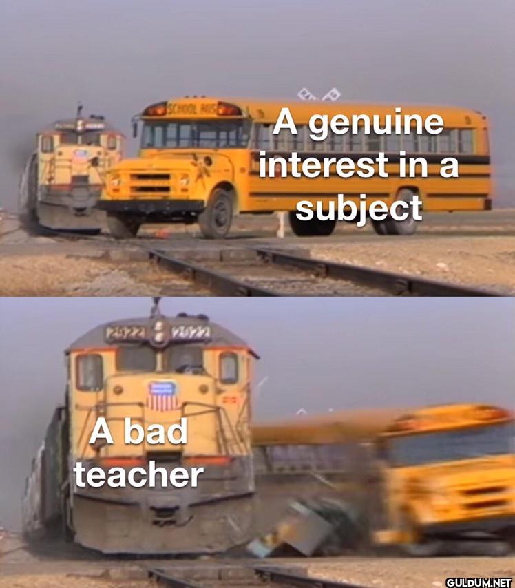 They can ruin everything  ...
