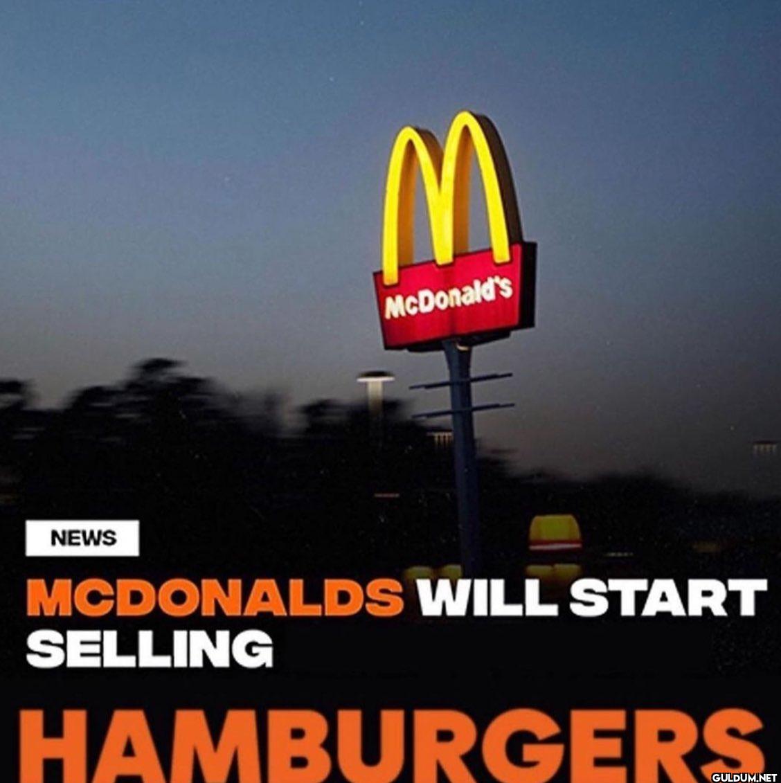 M McDonald's NEWS...