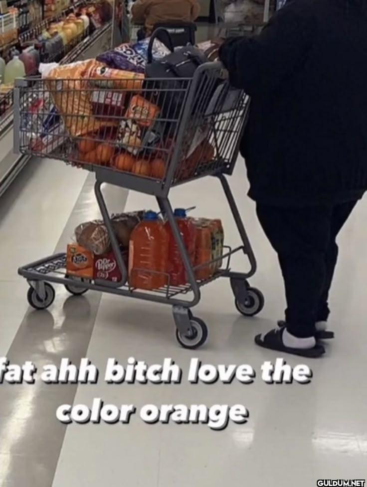 fat ahh bitch love the color orange
