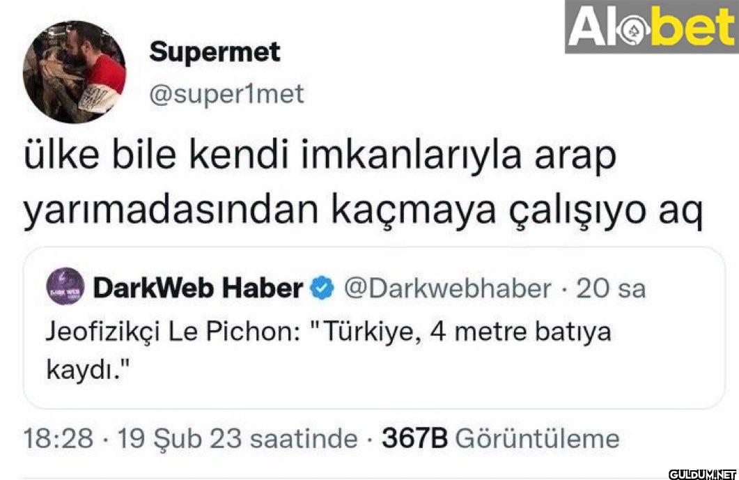 ülke bile kendi...