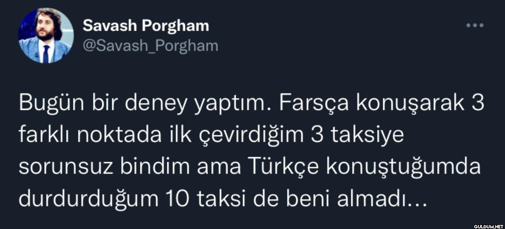 Bugün bir deney yaptım....