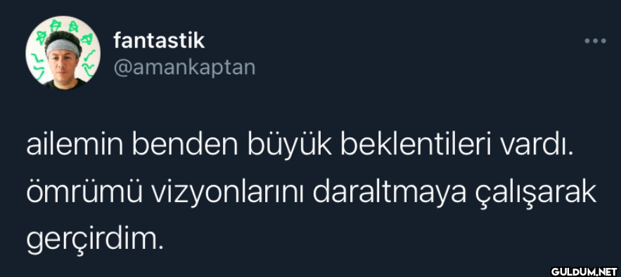 ailemin benden büyük...