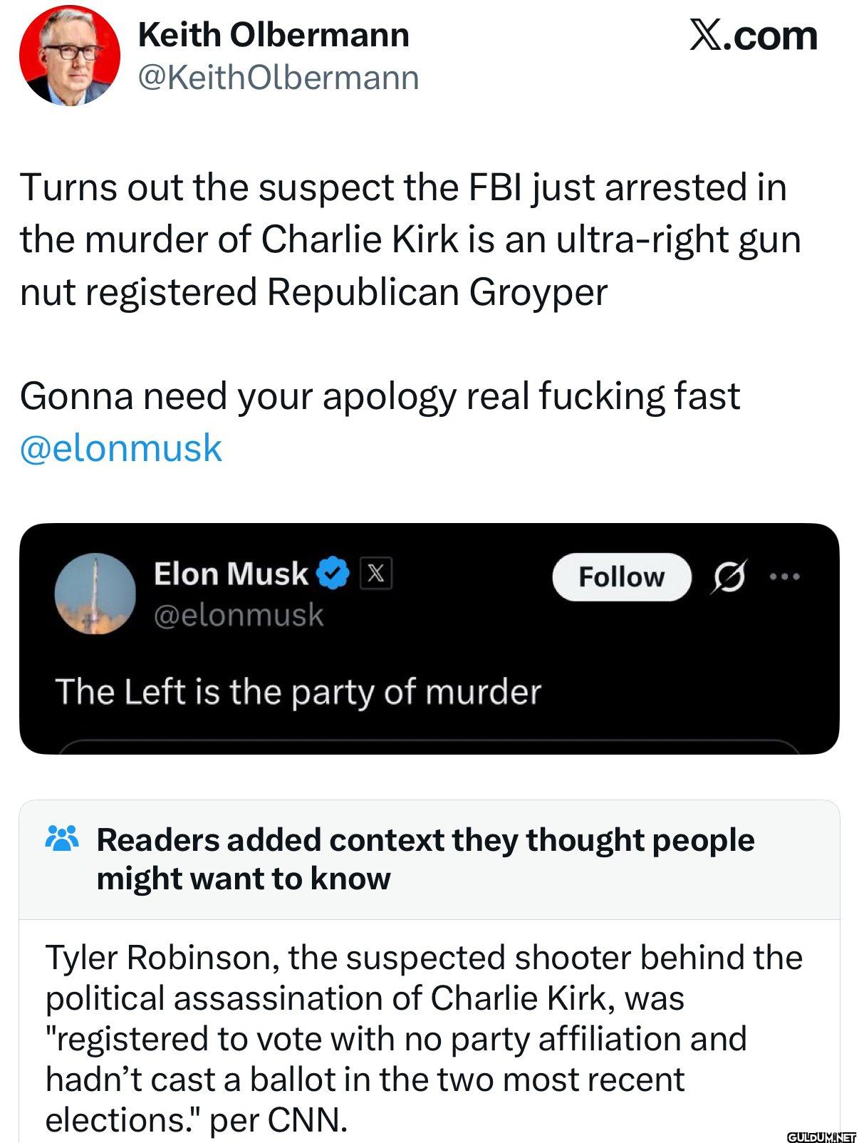 Olbermann X.com Turns out...
