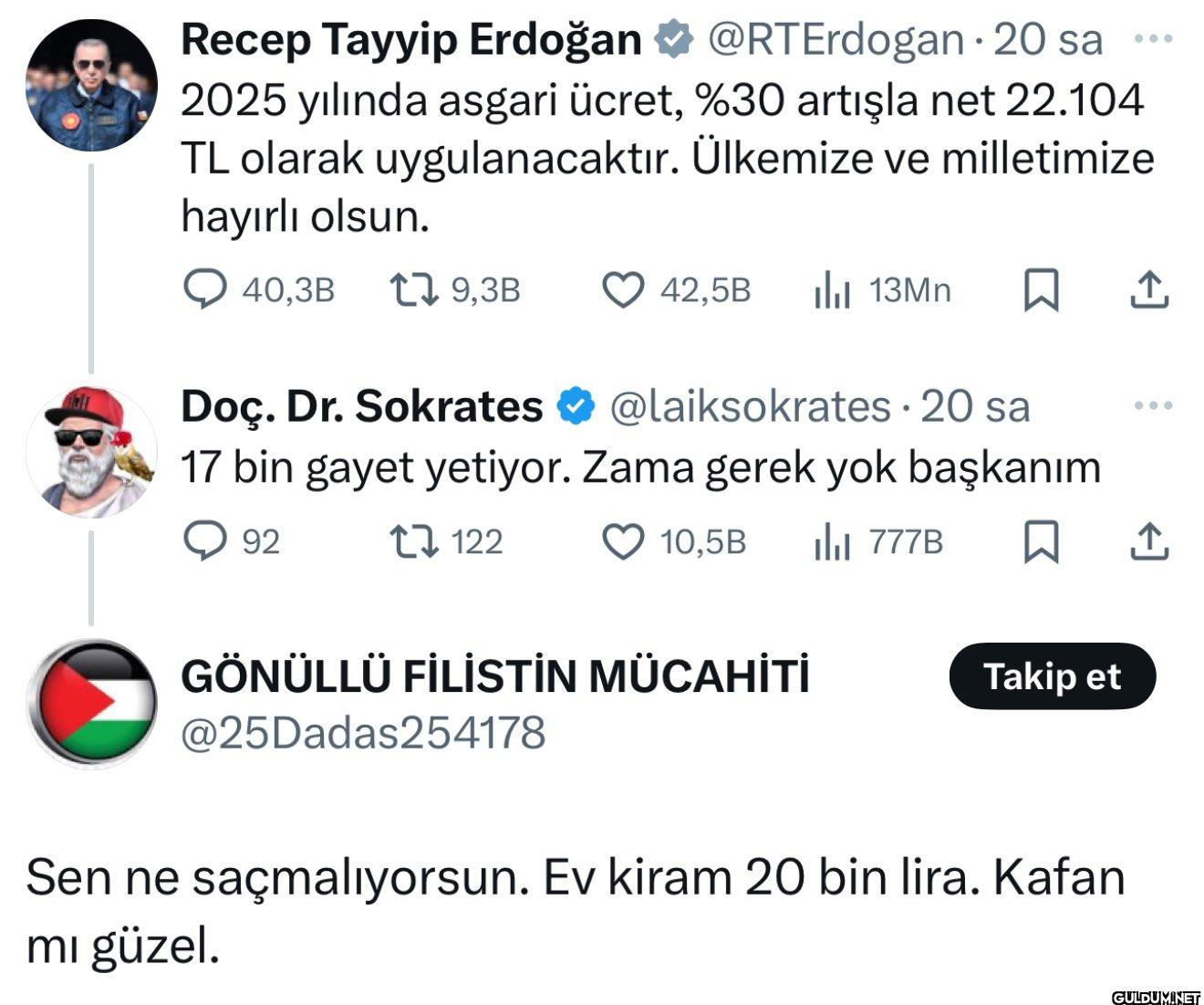 Asgari ücrete tepki...