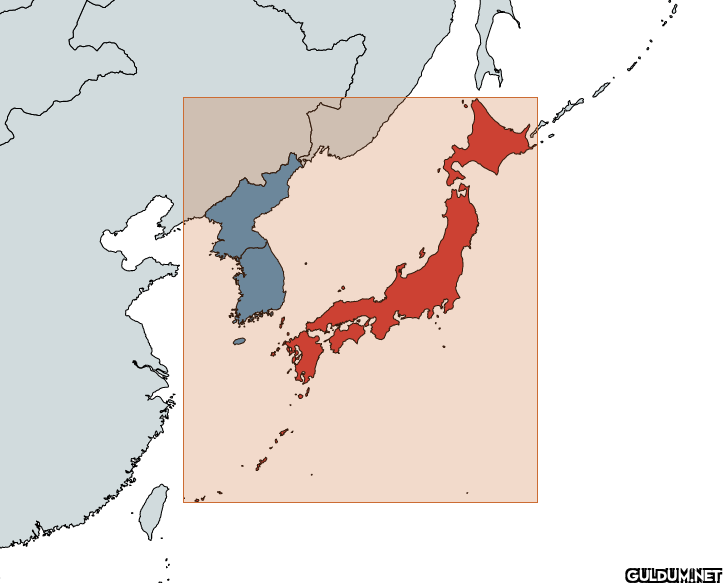 🇯🇵 Japan is farther east,...
