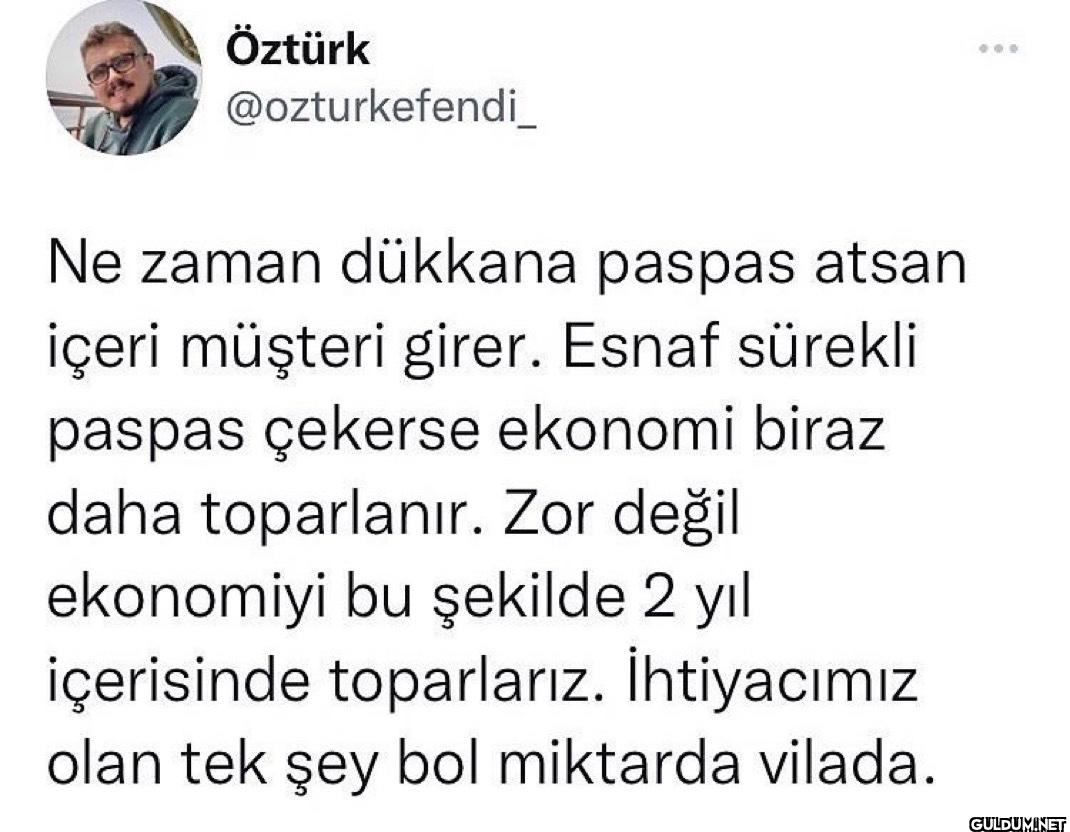 Ne zaman dükkana paspas...