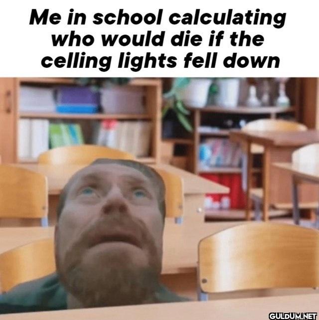 Me in school calculating...
