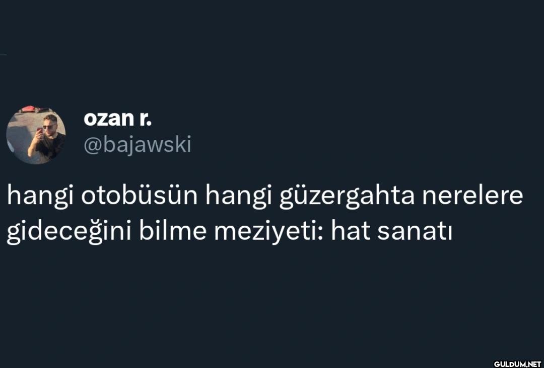 hangi otobüsün hangi...