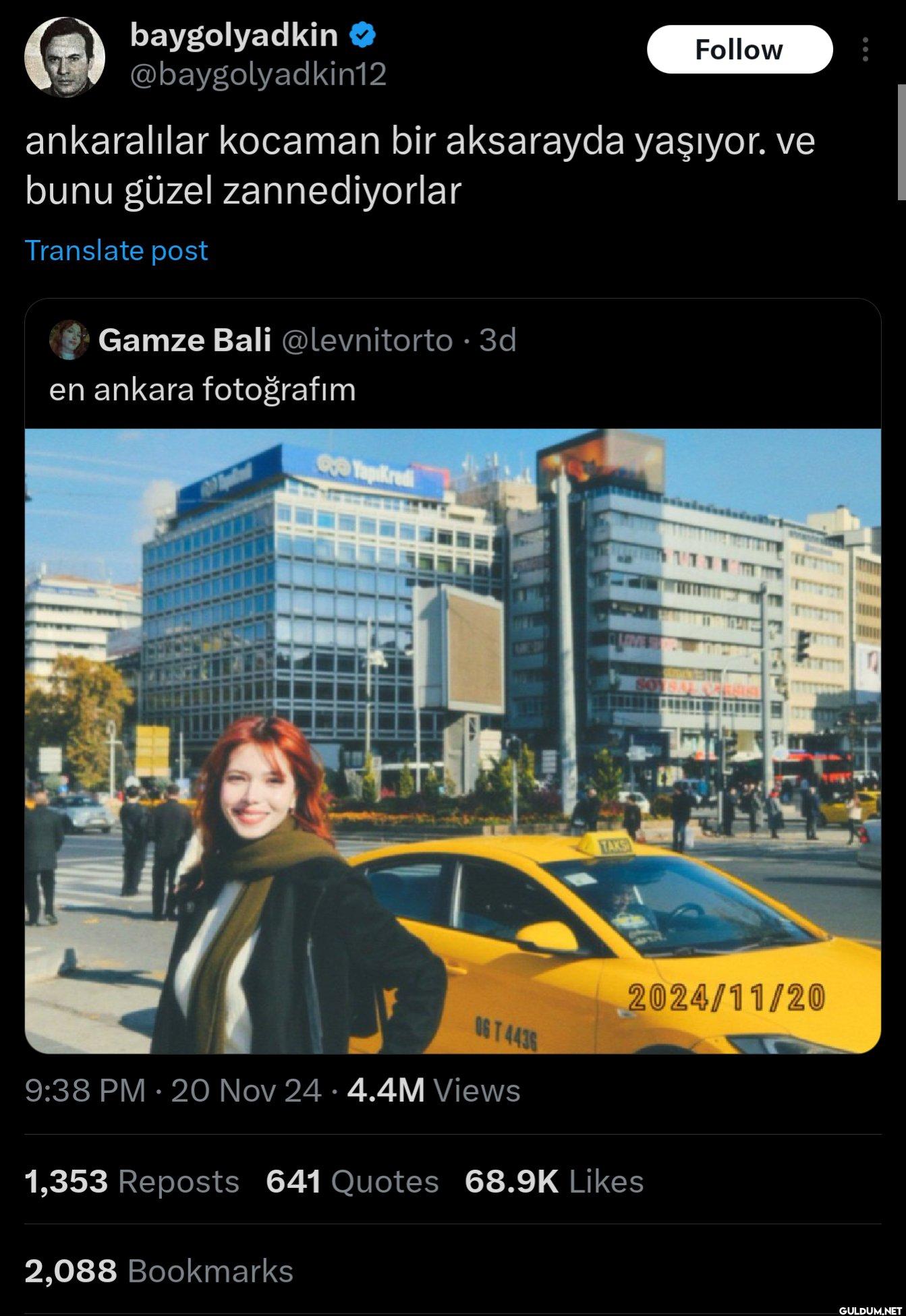 Follow ankaralılar kocaman...