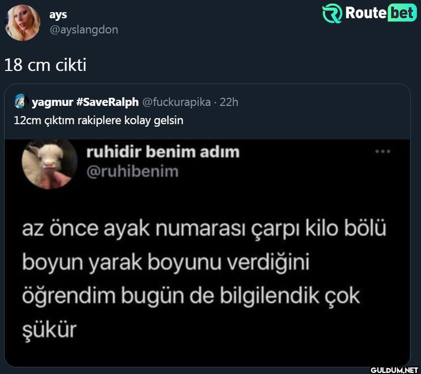 18 cm cikti yagmur...