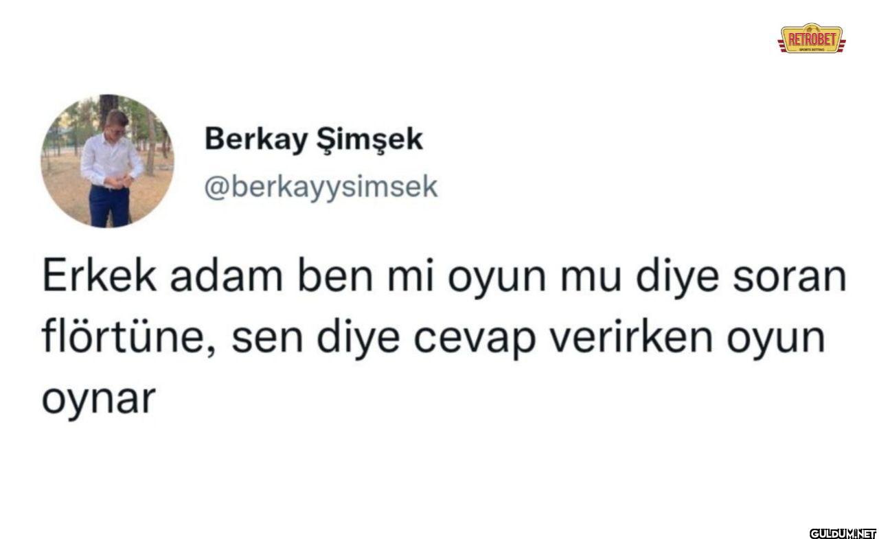 Erkek adam ben mi oyun mu...