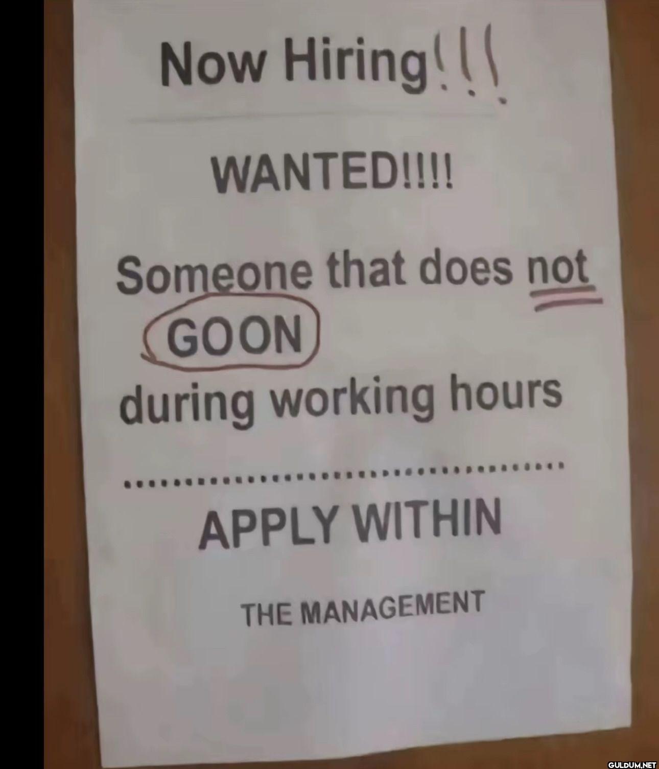 Now Hiring!!! WANTED!!!!...