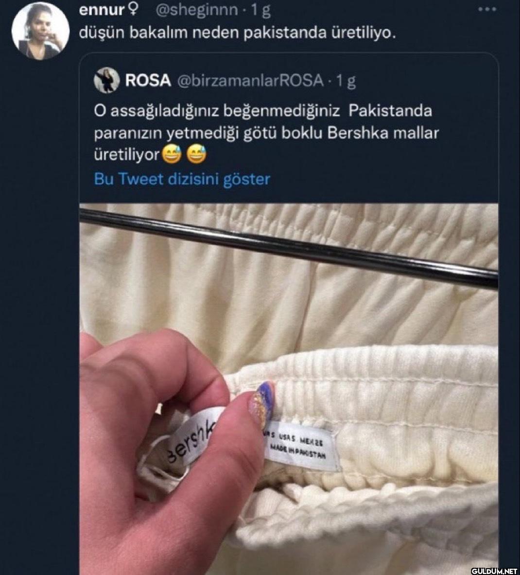 - 1 g düşün bakalım neden...